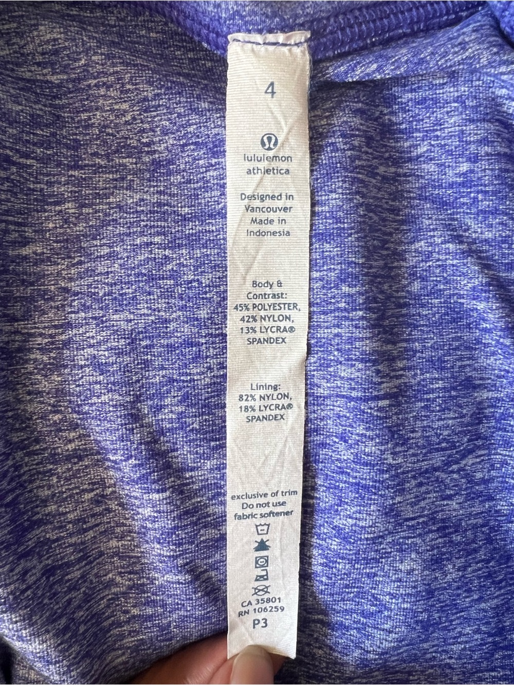 Lululemon Women's Stride Jacket - Purple - Size 4 - Like New - Picture 6 of 6